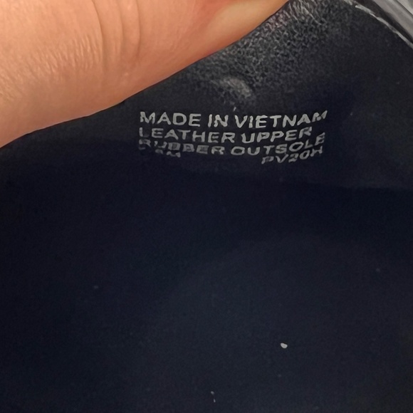 Michael Kors Black Leather Loafer Hattie Mid Shoe Size 7.5M Block Heel MSRP $168 - Picture 8 of 16